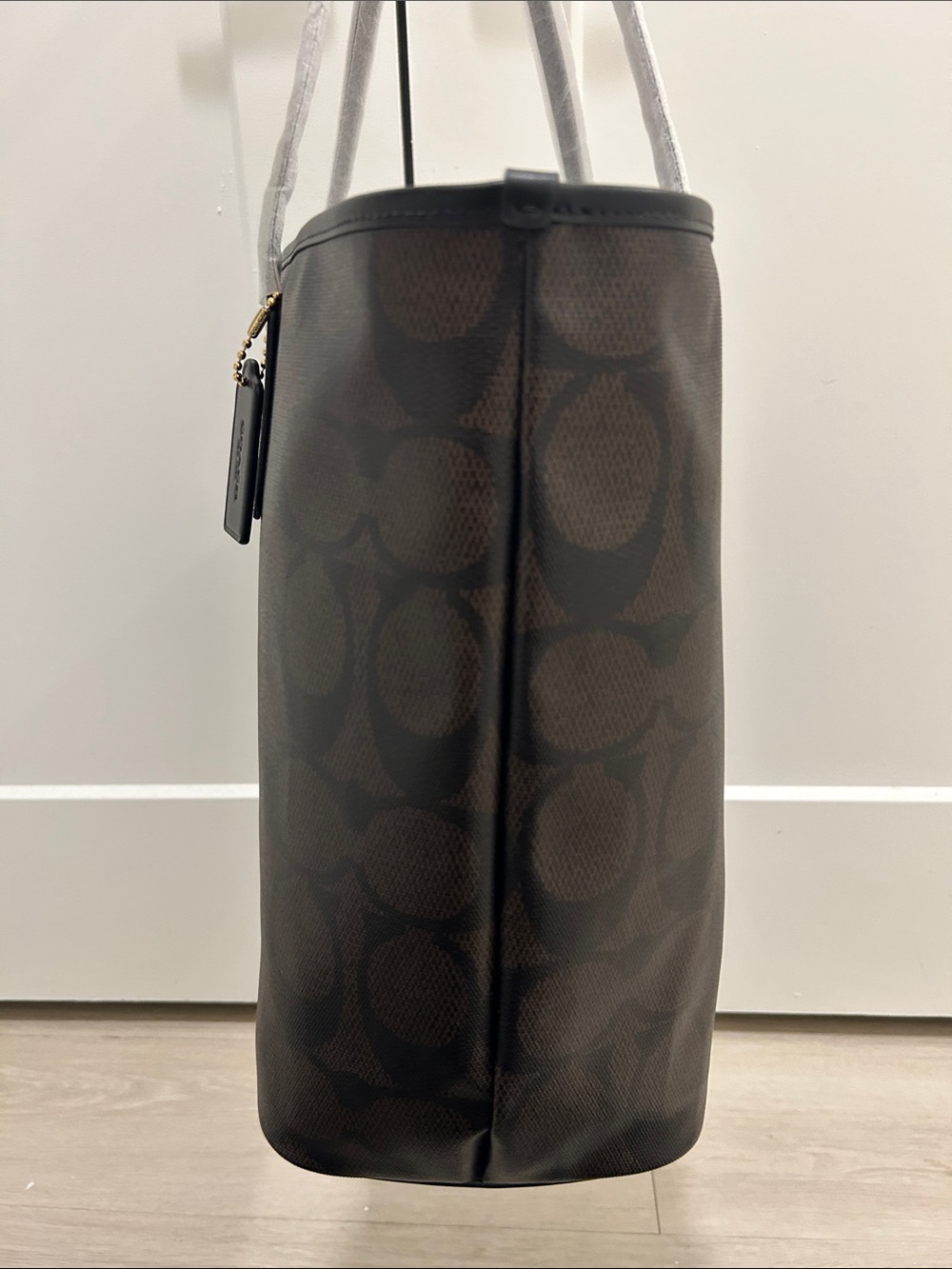 Coach (NWT) Large City Tote Bag In Maxi Signature Canvas - Picture 8 of 15